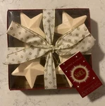 Crabtree & Evelyn Noel Star Scented Set Of 3 Soaps Siberian Fir Frankincense. Fixed Price $37.49.