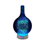 Ingeniuso Essential Oil Diffuser Aromatherapy 3D Glass Vase W/ 6 Changing Colors. Fixed Price $24.95.
