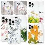 Sweet Flower Case For Iphone 16 15 Pro Max 14 17 Air Custom Silicone Cover. Fixed Price $13.19.