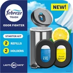 Febreze Trash Can Odor Fighter Stick-on Air Freshener 2 Holders + Refills Set. Fixed Price $15.45.