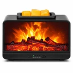 Joyolo Flame Fireplace Wax Melt Warmer,scentsy With Timer, Black. Fixed Price $24.24.