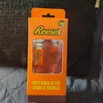 Reese's Four Foot Usb-a To Usb-c Cable Orbit Hershey (limited Edition!!!). Fixed Price $12.00.