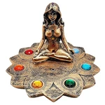 Fantasy Gifts Colored Chakra Stone Incense Burner, 4 X 5 Inches, Multicolor. Fixed Price $24.98.