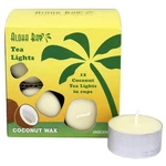 Aloha Bay Palm Wax Tea Lights Cream Candles With Aluminum Holder Unscented 12 Ct. Fixed Price $11.51.
