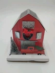 Sonoma Metal Red Barn Truck Trees Scented Wax Cube Warmer Electric (open Box). Fixed Price $18.99.