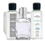 Maison Berger Paris Clear Square Glass Lamp W/ Refills Ocean Breeze. Fixed Price $65.00.