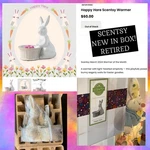 Scentsy Happy Hare Wax Warmer Easter Bunny White Rabbit New Nib Spring. Fixed Price $75.89.