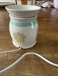 Flowered Yankee Candle Ceramic Wax Tart Warmer Electric Works Tested Cottagecore. Fixed Price $30.00.