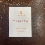 Thymes Votive Candle 2 Oz. Frasier Fir Scent Pine Needle Aromatic New. Fixed Price $9.00.