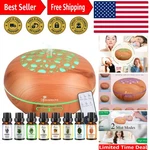 Versatile 550ML Aroma Diffuser With Cool Mist & Auto Shut-off For Office Home. Fixed Price $48.44.