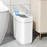 Judrdo Smart Trash Can For Bathroom, 3.5 Automatic Gallon, White. Fixed Price $67.99.