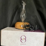 Aromis Wood, Glass Aromatherapy Nebulizing Diffuser Orbis Lux Vitis. Fixed Price $79.99.