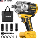 Aiderar 20V Cordless Impact Wrench For Dewalt Battery, YELLOW+1106FT-LBS. Fixed Price $165.66.