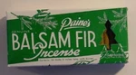 Incense & Burner Comes W/ 24 Balsam Fir Sticks Paine's Wood Holder Lodge Style. Fixed Price $13.95.