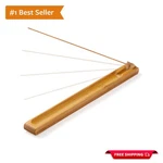 Natural Bamboo Incense Holder With Ash Catcher - Perfect For Meditation & Yoga. Fixed Price $10.99.