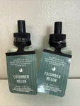 2 New Cucumber Melon Bath & Body Works Wallflowers Refills Bulbs 0.8 Oz. Fixed Price $14.99.