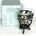 Partylite Holly Lites Aroma Melts Warmer Christmas Tealight Wax Burner Box P9910. Fixed Price $14.99.