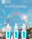 Scentsationals Bubbles Fragrance Oil Plug In Air Freshener Refills 3-PACK Work. Fixed Price $39.89.
