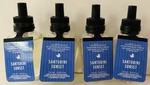 4 New Bath & Body Works Santorini Sunset 0.8 Oz Wallflower Refill Bulb Lot. Fixed Price $20.95.