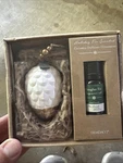 Douglas Fir Ceramic Diffuser Christmas Ornament 10ML Fragrance Fur. Fixed Price $16.00.