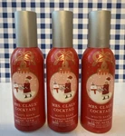 Three (3) Bath & Body Works Mrs. Claus' Cocktail Concentrated Room Spray. Fixed Price $24.50.