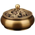 Vintage Brass Incense Burner Dragon Phoenix Sandalwood Censer Holder Decor. Fixed Price $31.34.