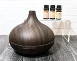 Nib Victsing Aromatherapy Essential Diffuser With 3 Unopened Oils. Fixed Price $29.00.