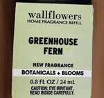 Bath & Body Works - Greenhouse Fern Wallflower Refill Set Of 2. Fixed Price $49.95.