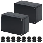 2PCS Project Abs Black Electrical Boxes IP65 Outdoor Waterproof Elect.... Fixed Price $17.82.