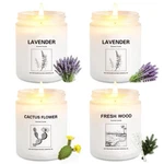 4 Pack Soy Wax Gift Set Long Lasting Aromatherapy Candles For Hom. Fixed Price $36.68.