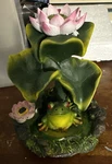 Fantasy Gifts Frog Incense Back Flow Burner - Resin, 6"X4" Damaged. Fixed Price $24.99.