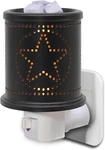 Cvhomedeco. Wall Plug-in Electric Wax Melt Warmer Punched Stars Metal Tart. Fixed Price $30.90.