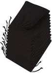 Black Cotton Drawstring Bags (8 X 10 - 12 Pack) Small Cinch For S.... Fixed Price $23.42.