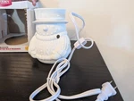 Better Homes Ceramic Snowman In Sweater Wax / Oil Warmer Night Light Glows. Fixed Price $16.00.