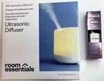 Ultrasonic Oil Diffuser White Made By Room Essentials With Lavender New. Fixed Price $14.50.