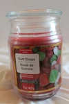 Ashland 17 Oz Gumdrop Candy Scented Christmas Noel Glass Jar Lidded Candle Red. Fixed Price $30.26.