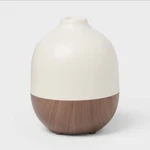 White Top And Woodgrain Base 300ML Large Diffuser - Threshold. Fixed Price $23.99.