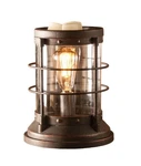 Scentsationals Nautical Edison Wax Warmer Brown Metal Glass 8.5-IN Aromatherapy. Fixed Price $35.07.