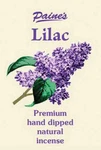 20 Sticks 11" Lilac Hand Dipped Natural Incense Paine's Flowers Scent Floral. Fixed Price $9.95.