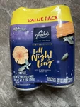 (2) Automatic Spray Refill Glade Air Freshener For Home Fall Night Long. Fixed Price $22.40.