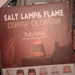 Salking Salt Lamp Flame Essential Oil Diffuser White 150ML Night Light Aroma. Fixed Price $23.99.