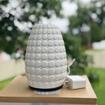 Homedics Ellia Gaze Aroma Diffuser White Ceramic Light Sound W/ Remote Control. Fixed Price $32.99.