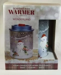 Ambiescents Scented Wax Warmer Wonderland Christmas Snowman Distressed Metal. Fixed Price $24.97.