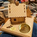 Incense House For Tea Light Lxwxh 11.5X11.5X10CM. Fixed Price $40.00.