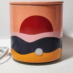 Widewise Scented Wax Oil Warmer Ceramic Painted Desert Electric SH-008H-01AP. Fixed Price $39.95.