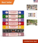 Elegant Gift Set Of Incense Sticks - Nag Champa, Dragon's Blood, Lavender & More. Fixed Price $15.99.