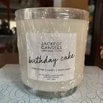 Jackpot Candles Vanilla Birthday Cake Batter With Ring Size 9 Hand Poured. Fixed Price $22.49.