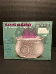New 2024 Mahli Flaming Purple Silver Glitter Cauldron Aroma Diffuser Halloween. Fixed Price $38.99.