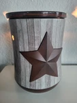Scentsy Lone Star Full Size Wax Warmer Rustic Farmhouse New In Box W/ Bulb. Fixed Price $30.00.