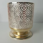 Bath & Body Works Geometric Pedestal Medium Candle Holder 5.25X4.25IN White Barn. Fixed Price $22.00.